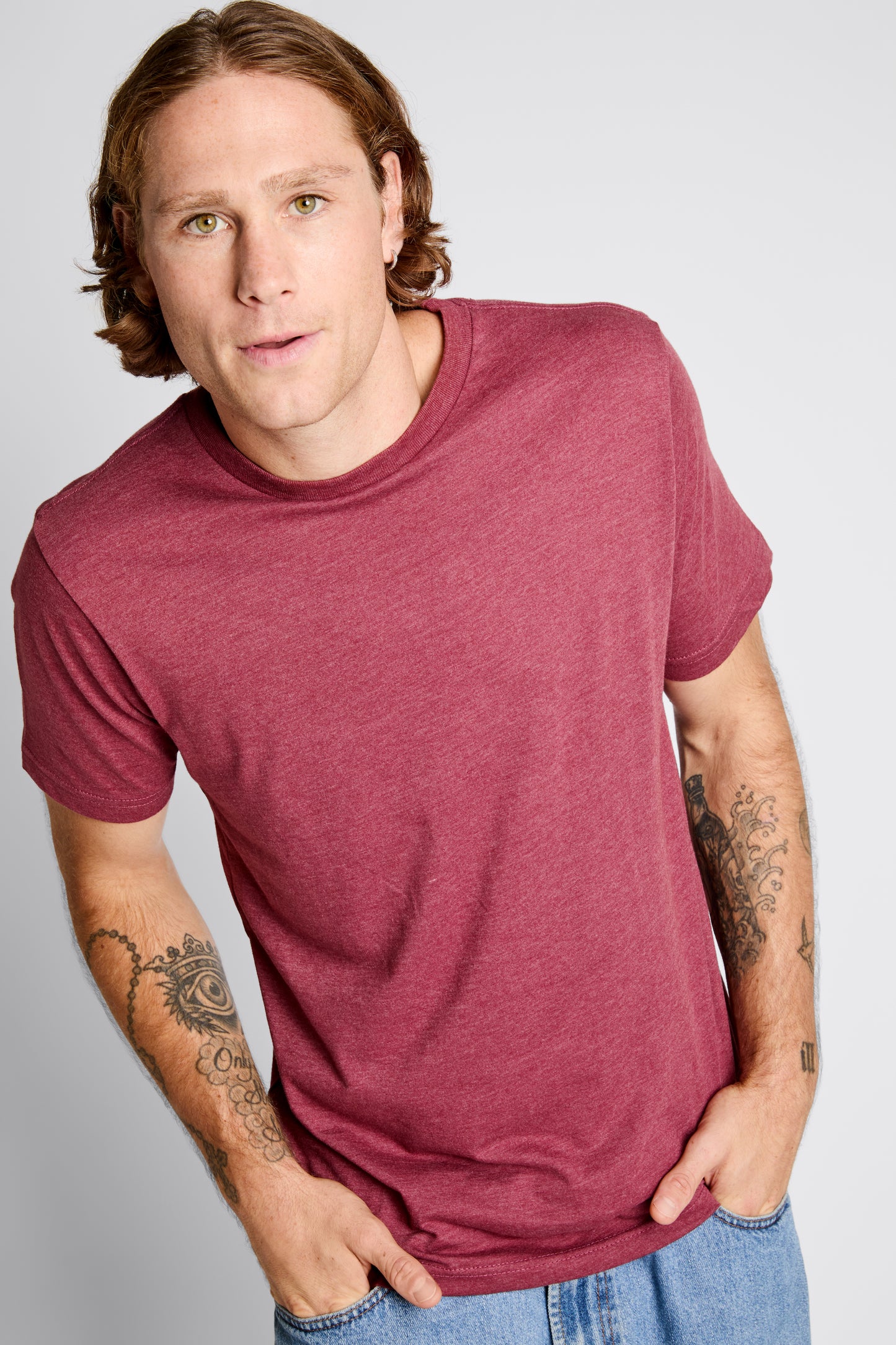 Burgundy Heather
