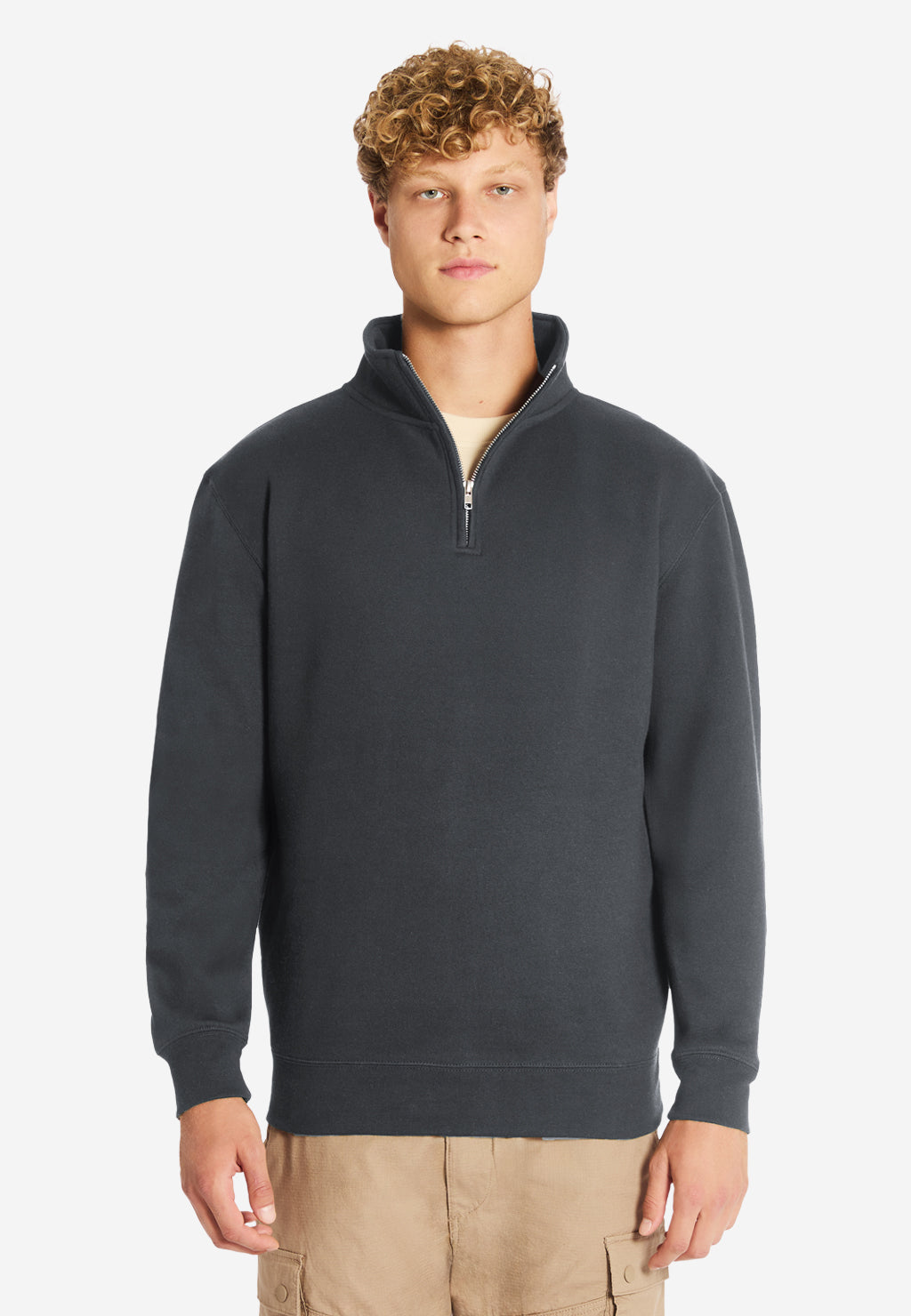 Premium Quarter Zip Crewneck – Lane Seven Apparel