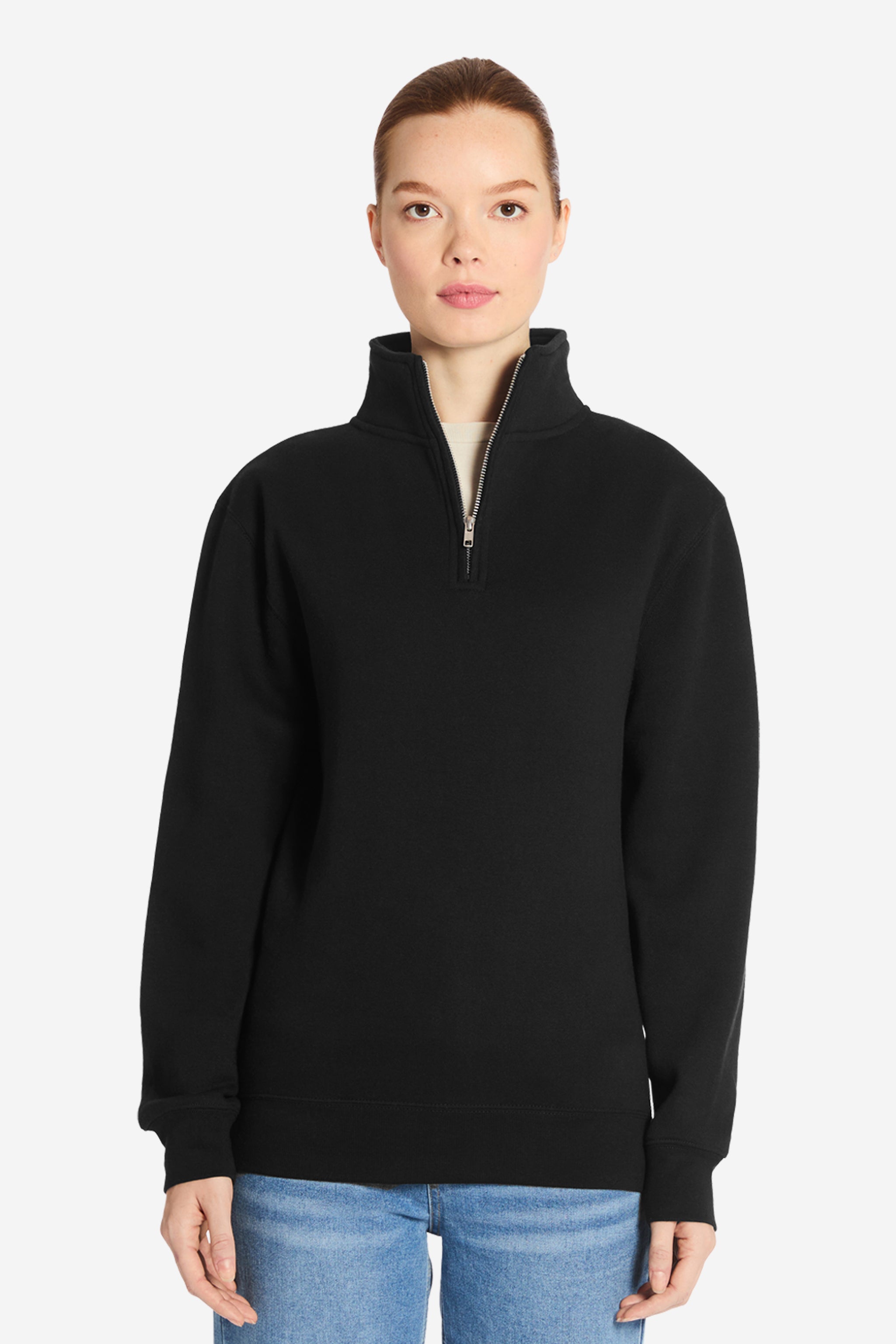 Premium Quarter Zip Crewneck – Lane Seven Apparel